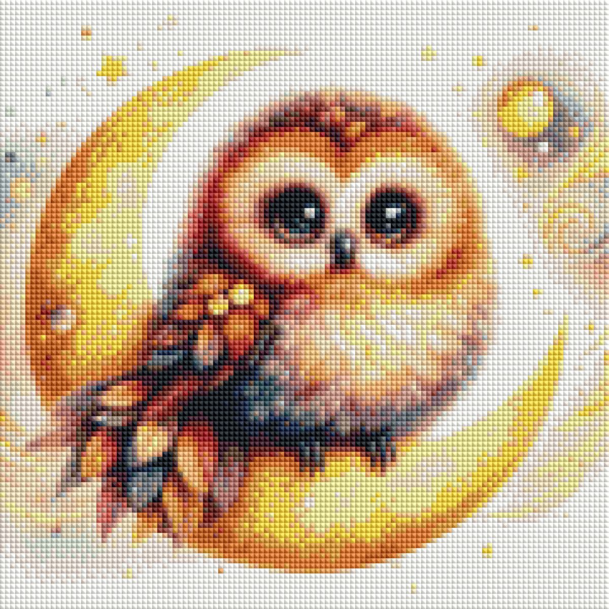 Owl Beneath Stars by Cocomarshmallow Art