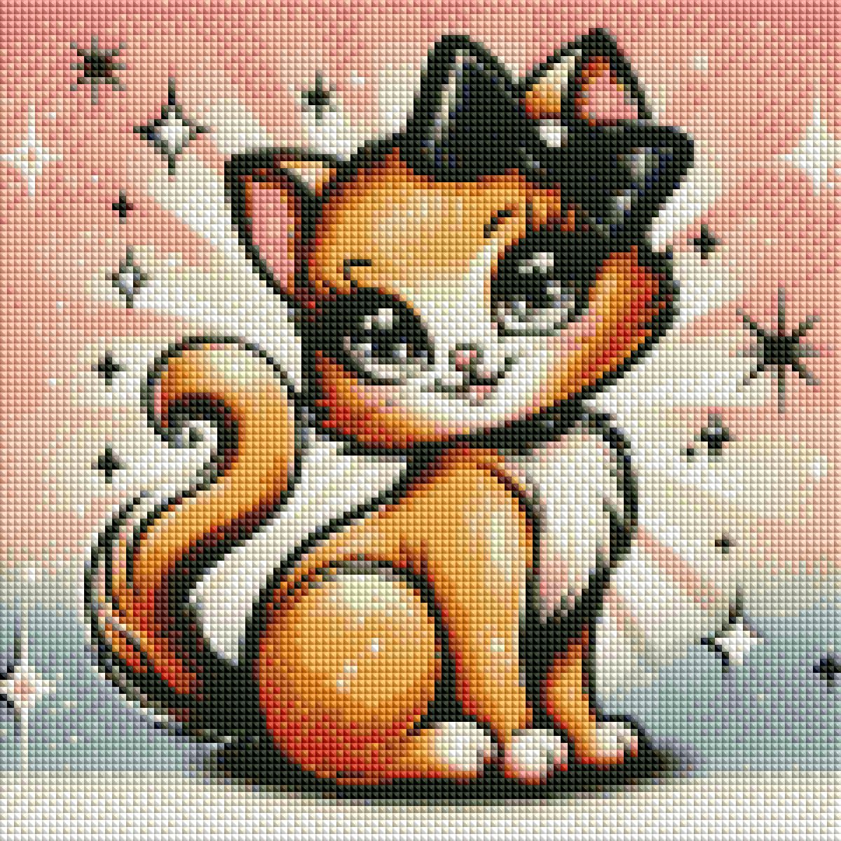 Pinup Kitty by Cocomarshmallow Art