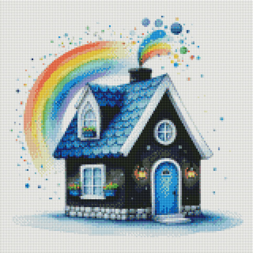 Painted Cottage by Cocomarshmallow Art