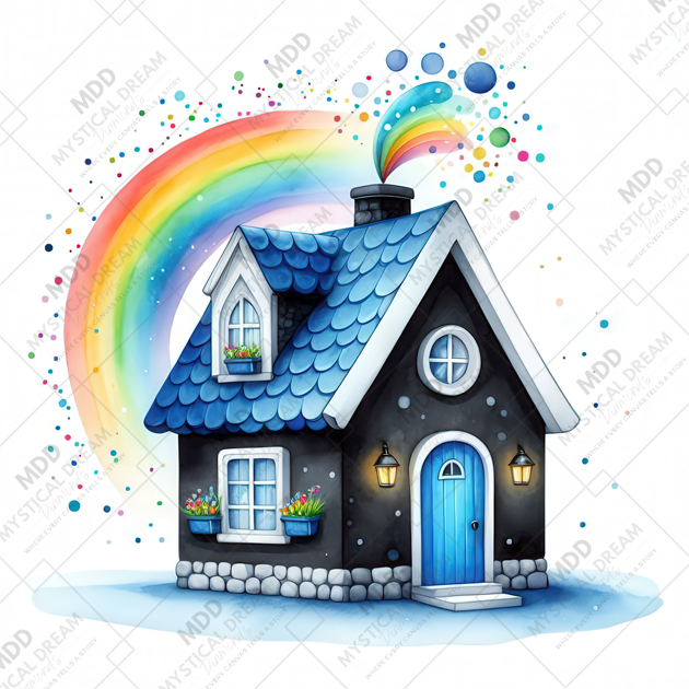 Painted Cottage by Cocomarshmallow Art
