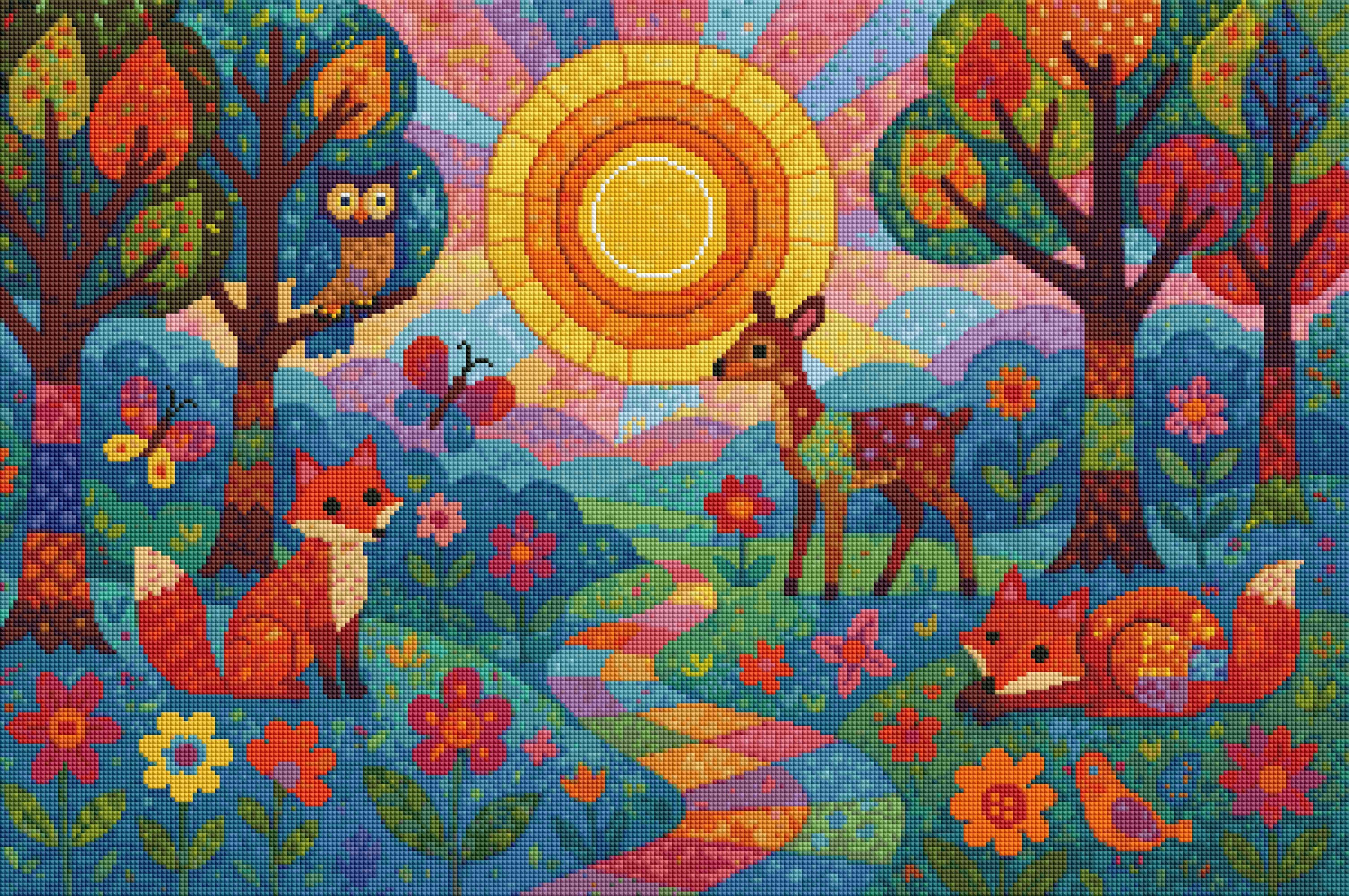 Patchwork 2: Happy Trails by Sean McKinney (Hand Rendered)