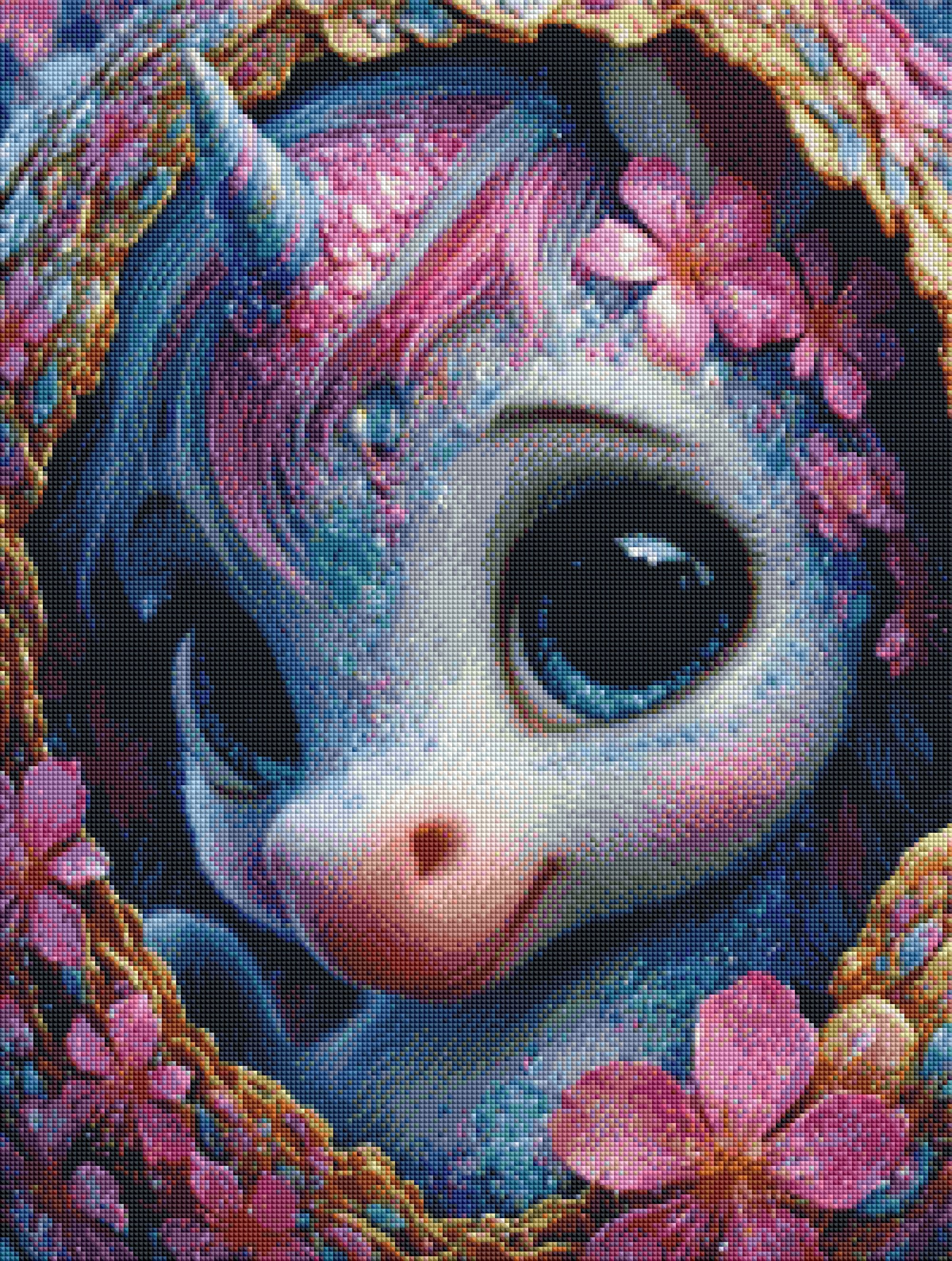 Petal Gem Unicorn by Sandrietta