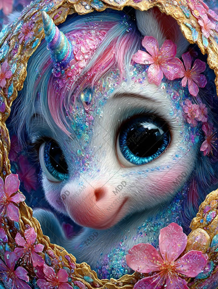 Petal Gem Unicorn by Sandrietta