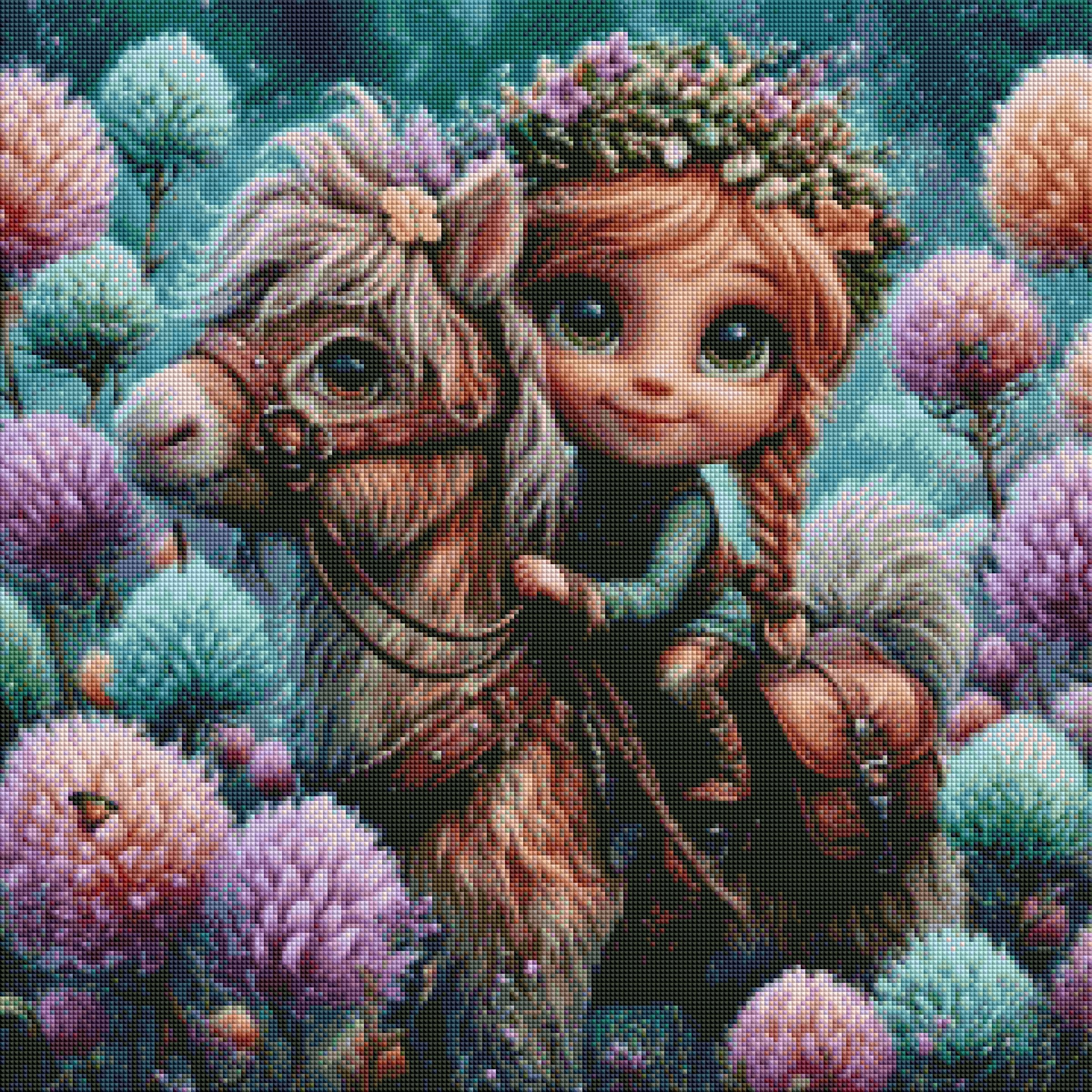 Petals & Ponytails by Sandrietta