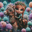 Petals & Ponytails by Sandrietta