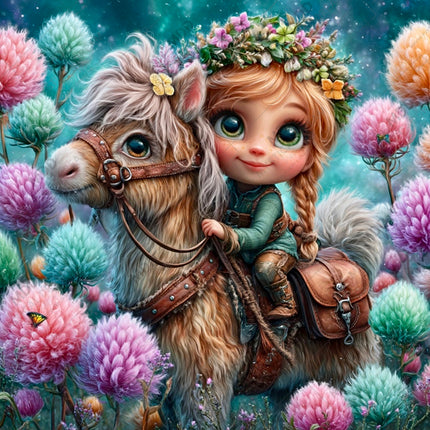 Petals & Ponytails by Sandrietta