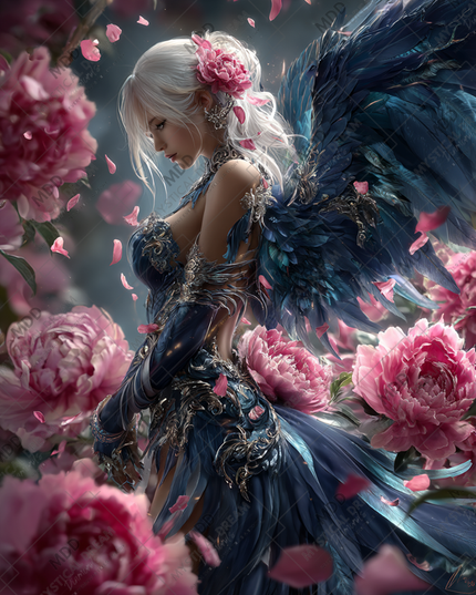 Petals of the Midnight Seraph by Artifey