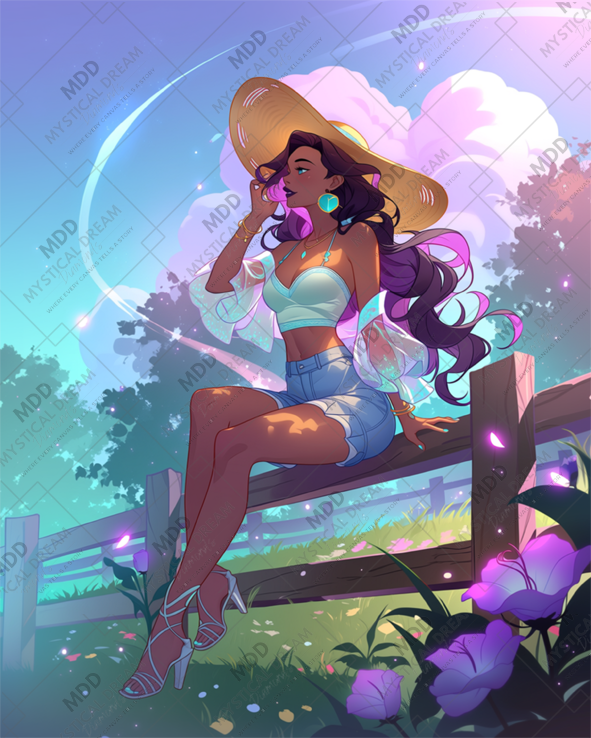 Petals on the Breeze by Myst.Does.Ai