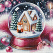 Pink Christmas by Cocomarshmallow Art