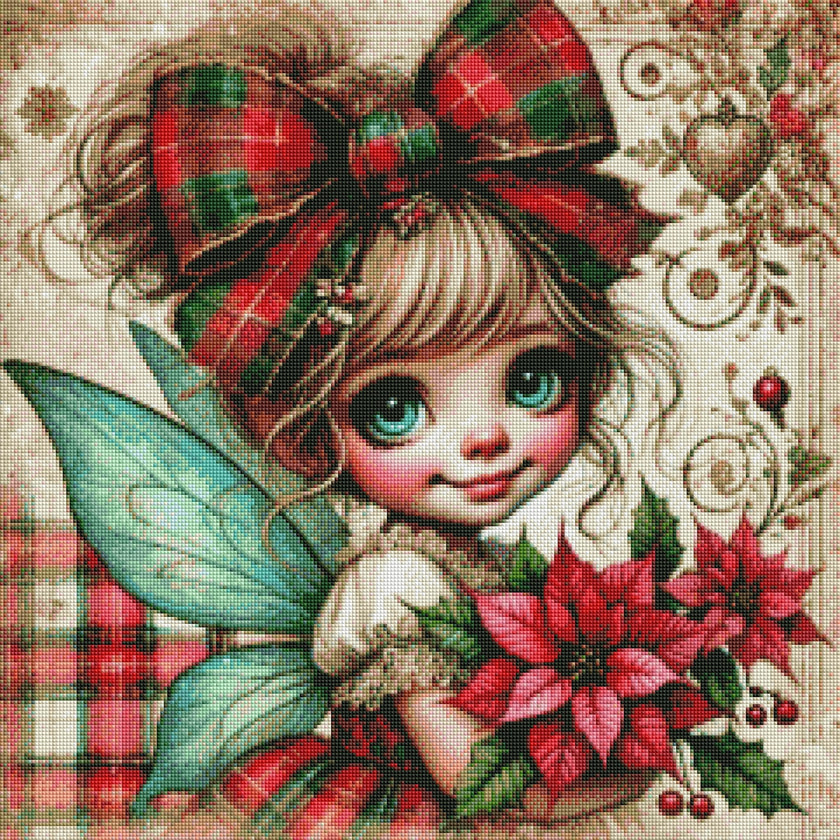Poinsettia Pixie by Kismet and Kitsch