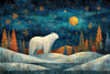 Polar Bear Ridge by Kimberly McGuiness (Hand Rendered)