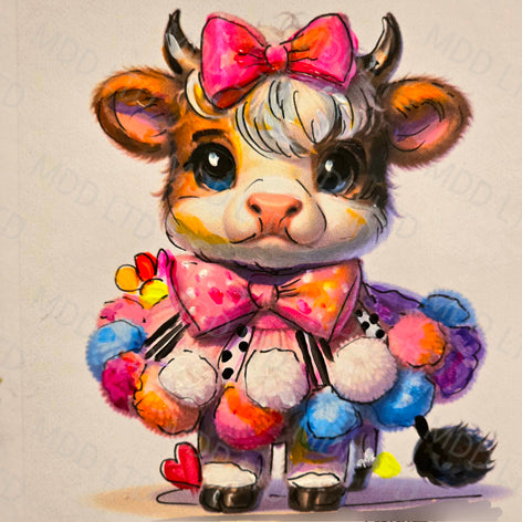 PomPom Moo by Mariella