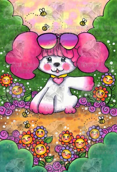 Poochie by Regan Kubecek  (Hand Rendered)