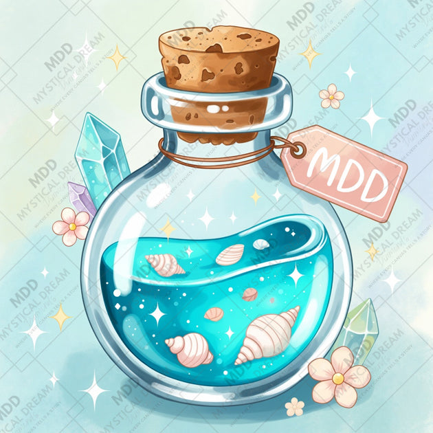 ✨ The Dreamy Witch Apothecary 🌿 Set I: Nature’s Whisper Elixirs