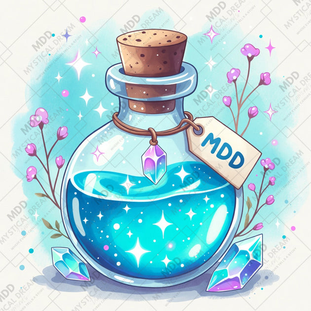 ✨ The Dreamy Witch Apothecary 🌿 Set I: Nature’s Whisper Elixirs
