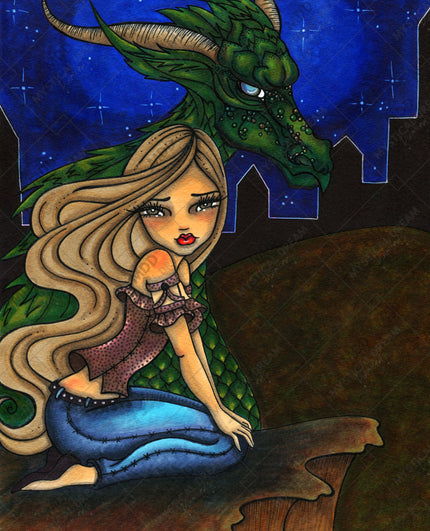 Protector by Regan Kubecek (Hand Rendered)