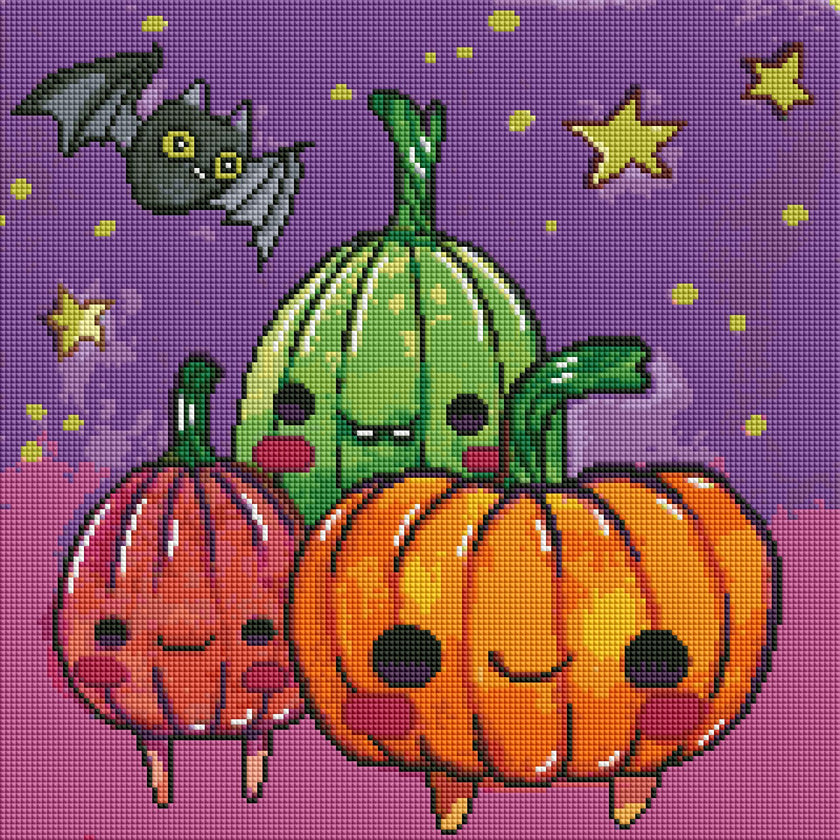 Pumpkin Posse by Sara Szewczyk (Hand Rendered)