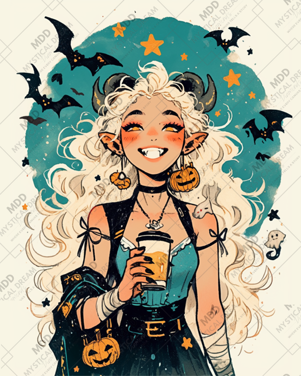Pumpkin Spice & Poltergeists by Myst.Does.Ai