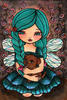 Puppy Love by Regan Kubecek (Hand Rendered)