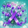 Purple Bleeding Hearts by Cocomarshmallow Art