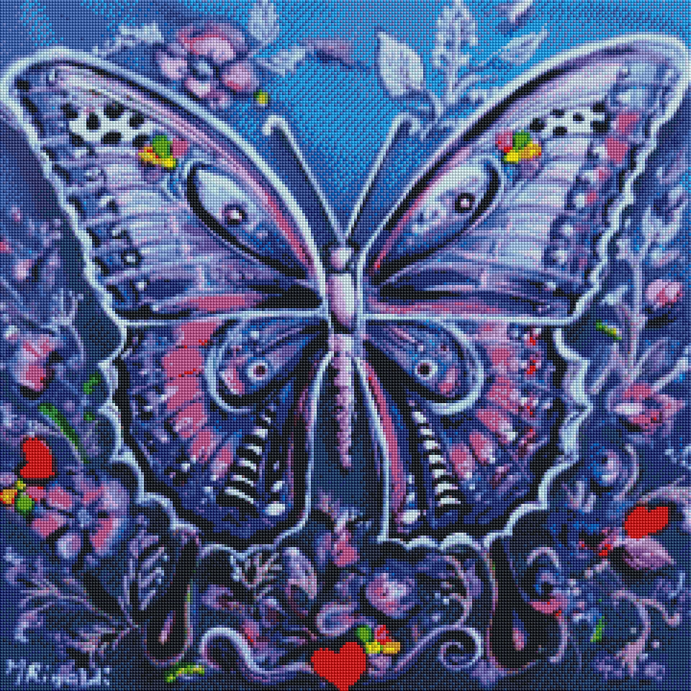 Purple Pop Papillon by Mariella Rinaldi