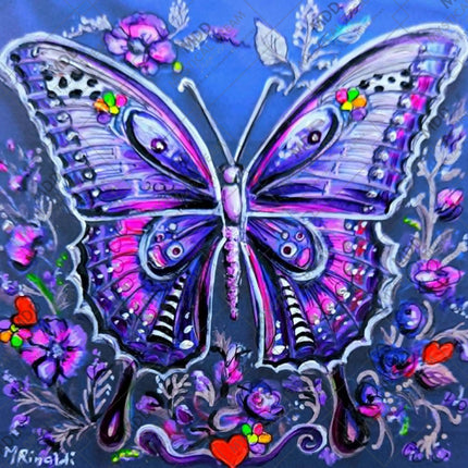 Purple Pop Papillon by Mariella Rinaldi