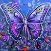 Purple Pop Papillon by Mariella Rinaldi