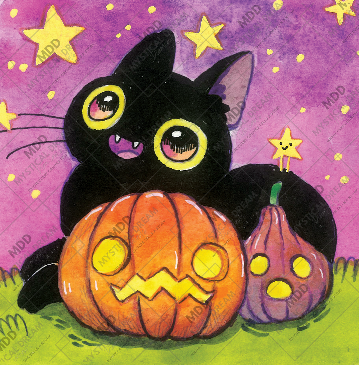 Purrkin Patch by Sara Szewczyk (Hand Rendered)