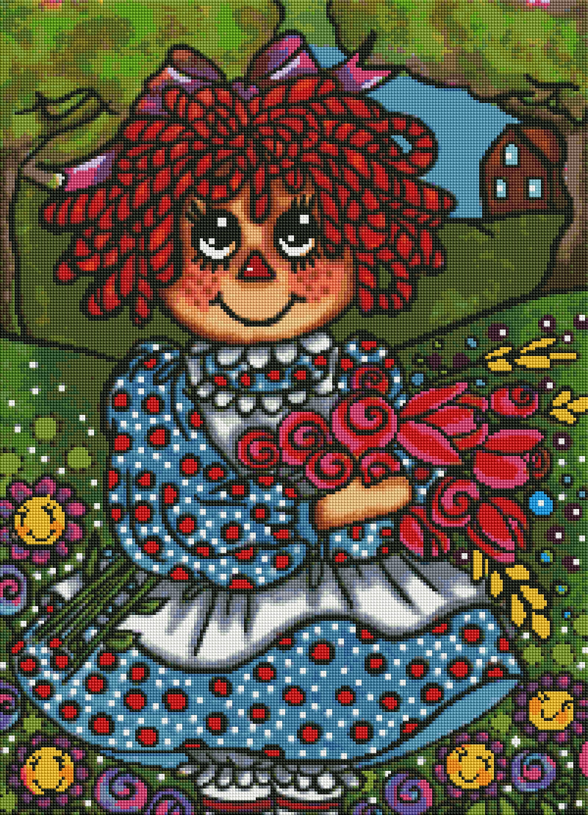 Raggedy Anne by Regan Kubecek (Hand Rendered)