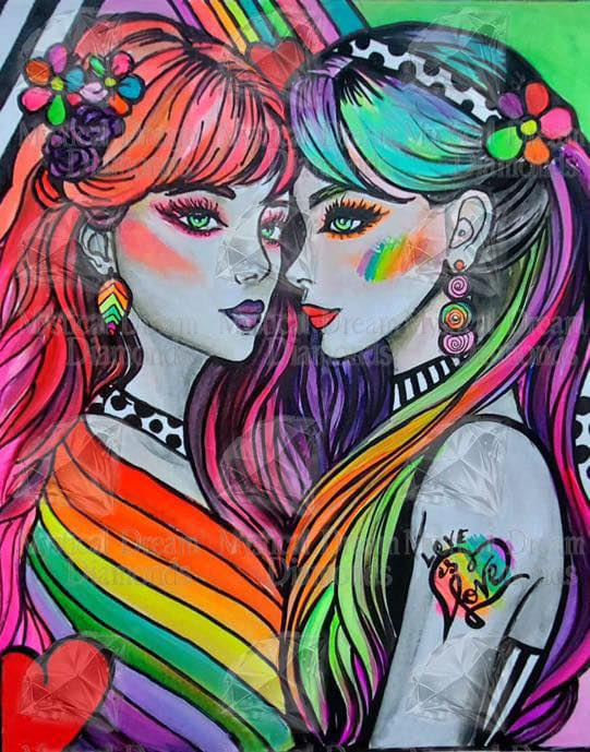 Rainbow Girls by Mariella Rinaldi