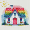 Rainbow House by Cocomarshmallow Art