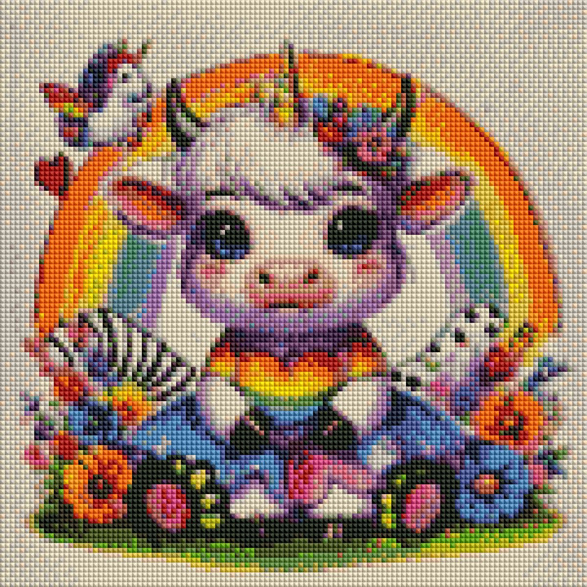 Rainbow Moo by Mariella Rinaldi