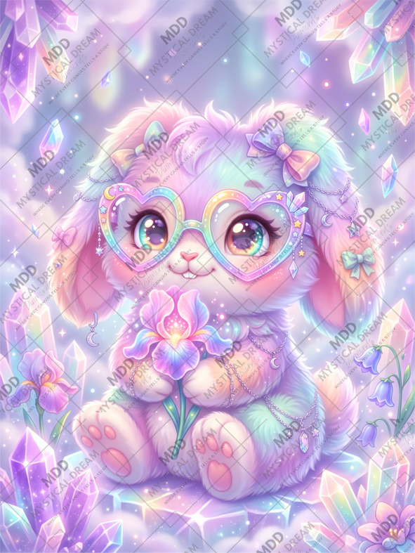 Rainbow Stardust Bun by Dreamy Witch