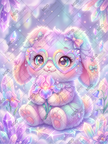 Rainbow Stardust Bun by Dreamy Witch