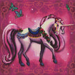 Rainbow Unicorn 1 by Rose Khan (Hand Rendered)