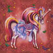 Rainbow Unicorn 2 by Rose Khan (Hand Rendered)