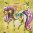 Rainbow Unicorn 5 by Rose Kahn (Hand Rendered)