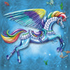 Rainbow Unicorn 9 by Rose Khan (Hand Rendered)