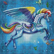 Rainbow Unicorn 9 by Rose Khan (Hand Rendered)