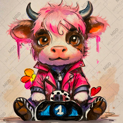 Rebel Rose Moo by Mariella Rinaldi