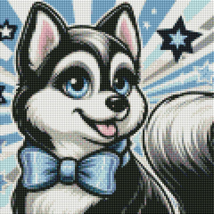 Snazzy Husky by Cocomarshmallow Art