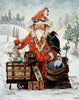 Santa Goes To A Magical School by Cheryl Baker (Hand Rendered)
