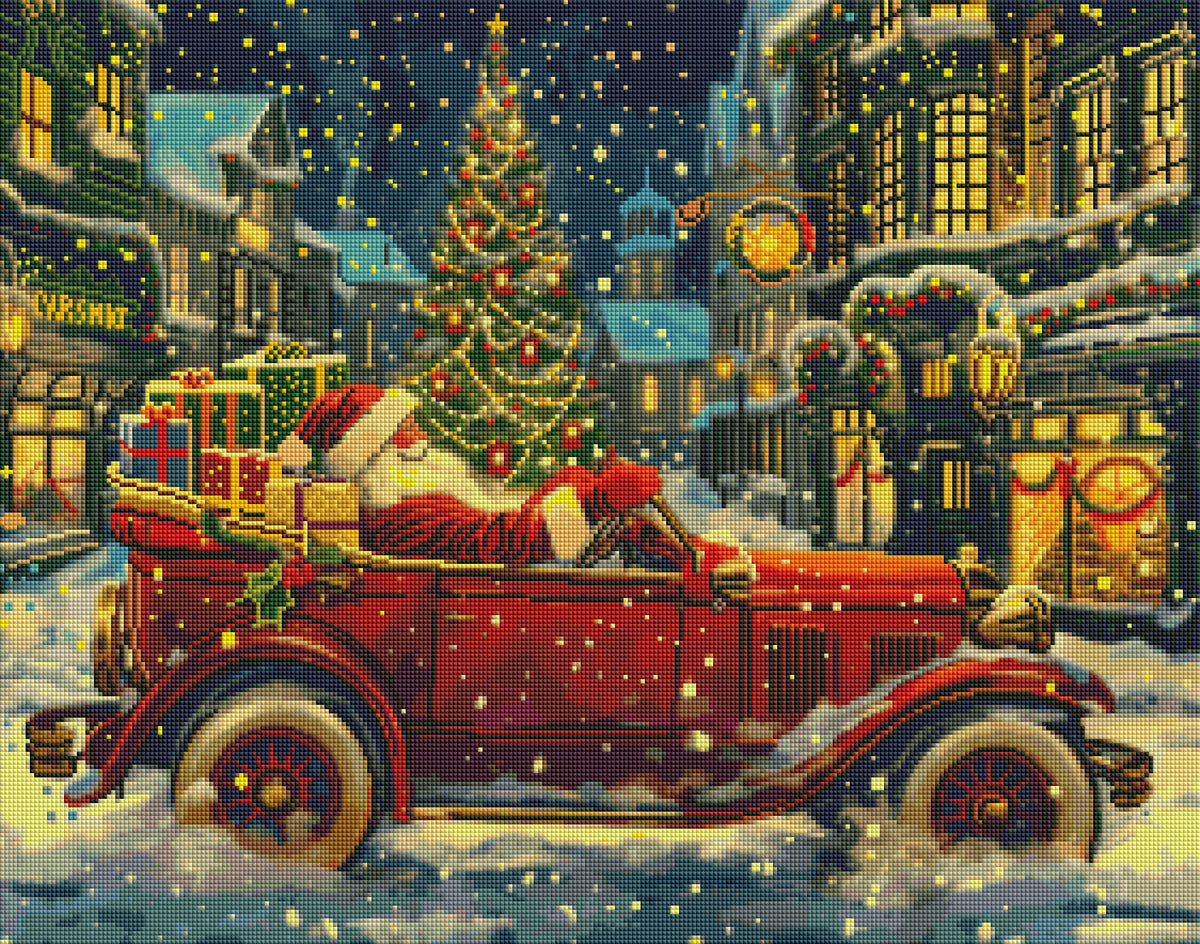 Santa Claus Is Here by Doug Shepardson (Hand Rendered)