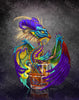 Sazerac Dragon by Stanley Morrison (Hand Rendered)