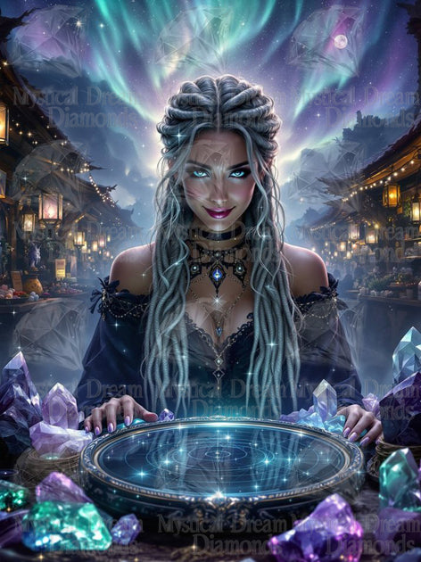 Scrying Witch by Rowan Lewgalon Ai Art