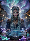 Scrying Witch by Rowan Lewgalon Ai Art