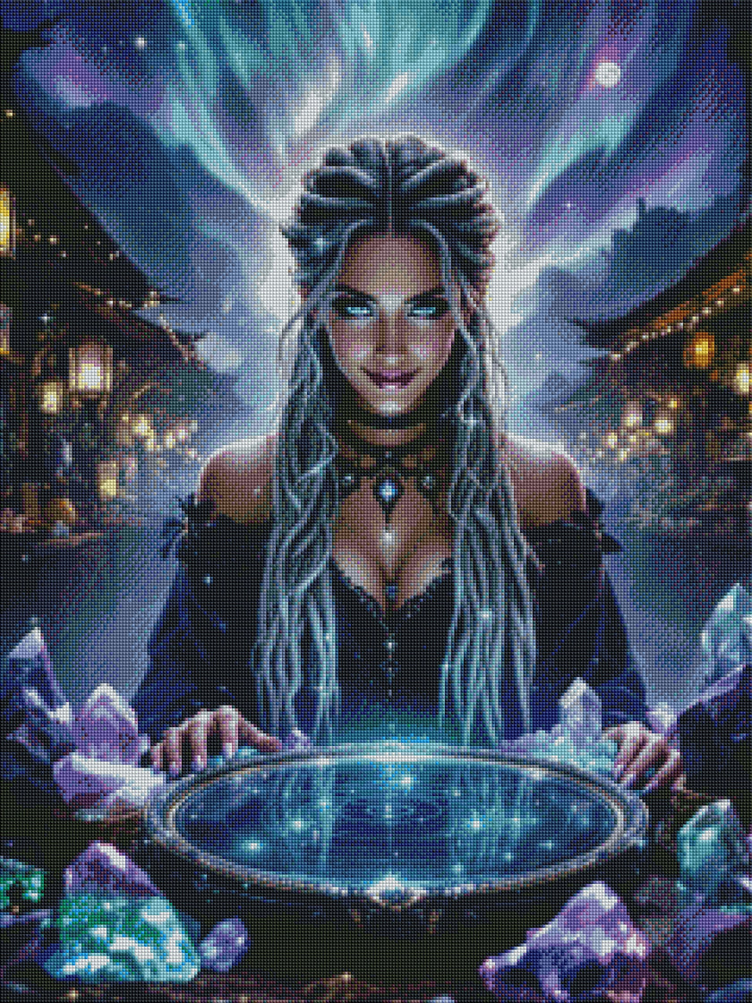 Scrying Witch by Rowan Lewgalon Ai Art