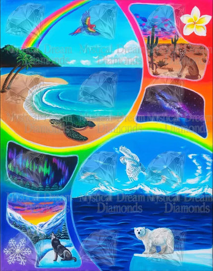 Seasonal Spectrum by  Becca Tindol (Hand Rendered)