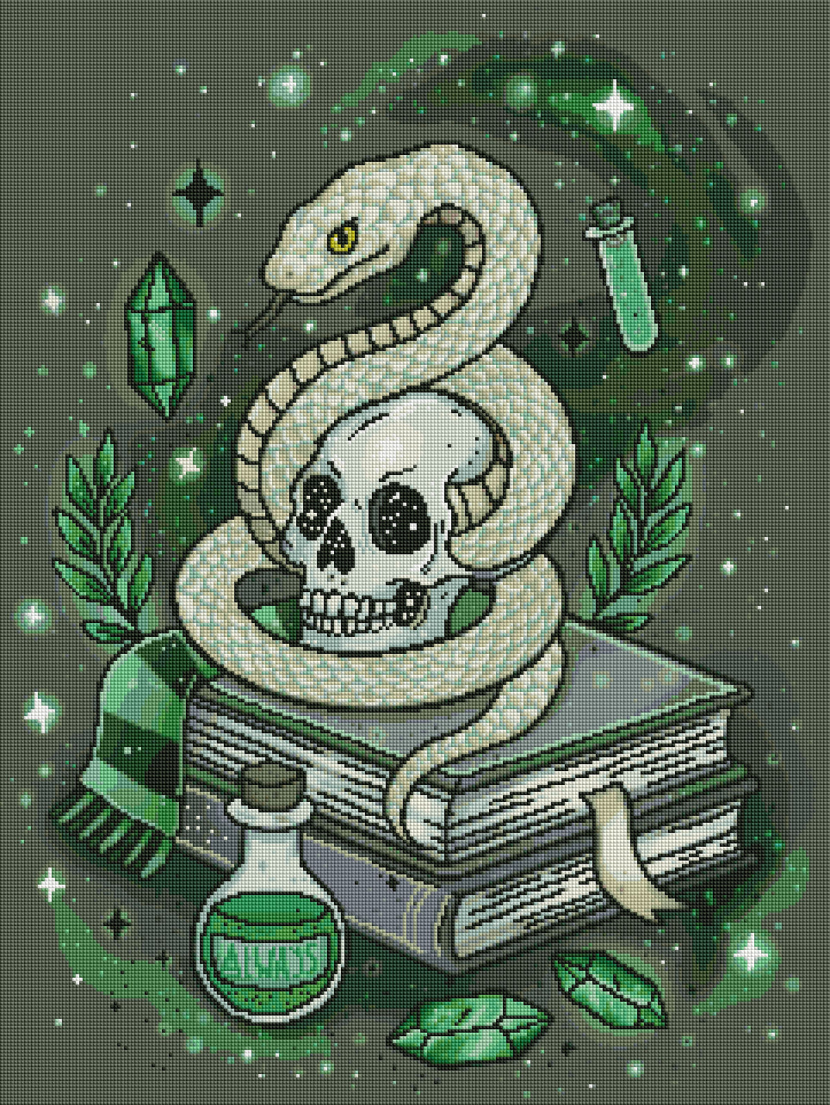 Serpent & Sorcery by Galaxy Rain (Hand Rendered)