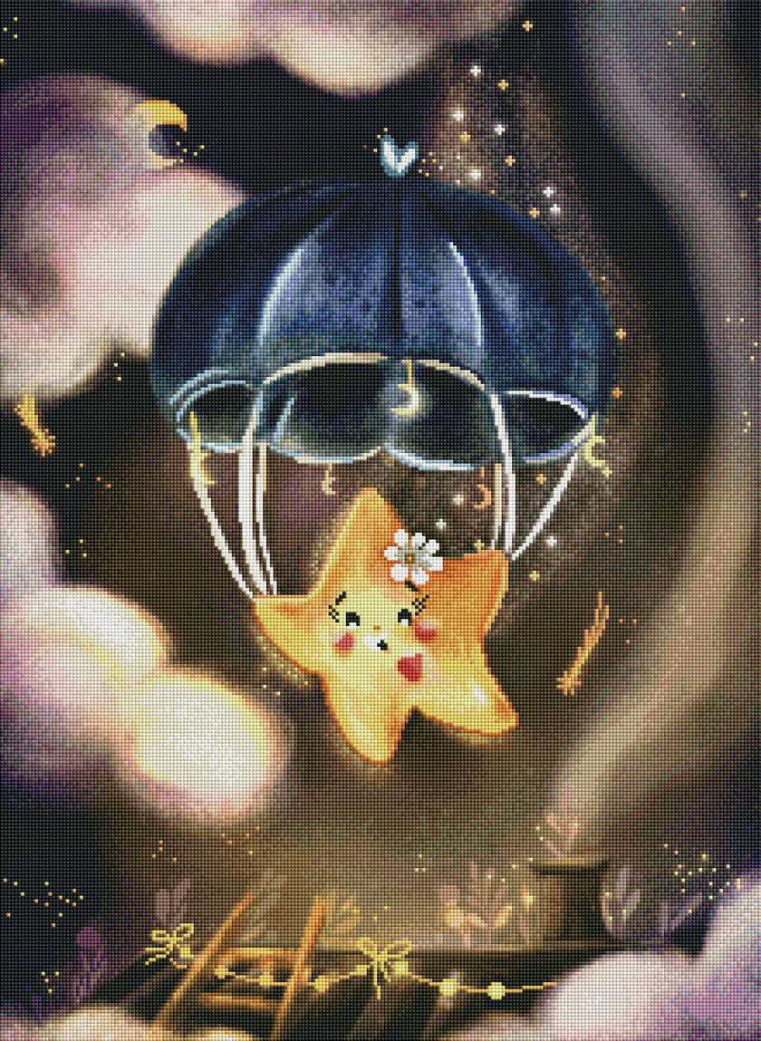 Sky Full of Joy Twinkle Twinkle by Karina Kornuta-Pigozne (Hand Rendered)